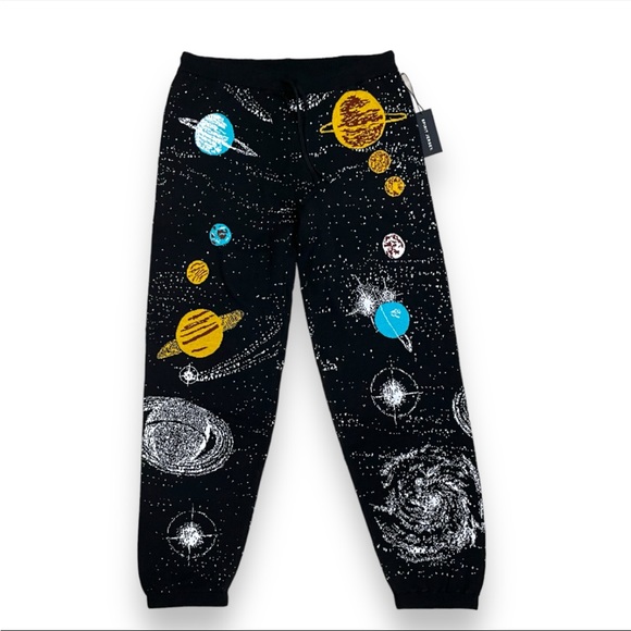 NWT SPIRIT JERSEY Wish You Were Here Knit Jogger Sweat Pants Unisex Small - Picture 2 of 13